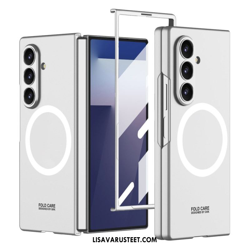 Kuori Samsung Galaxy Z Fold 7 Magneettinen Karkaistulla Lasisella Näytönsuojalla
