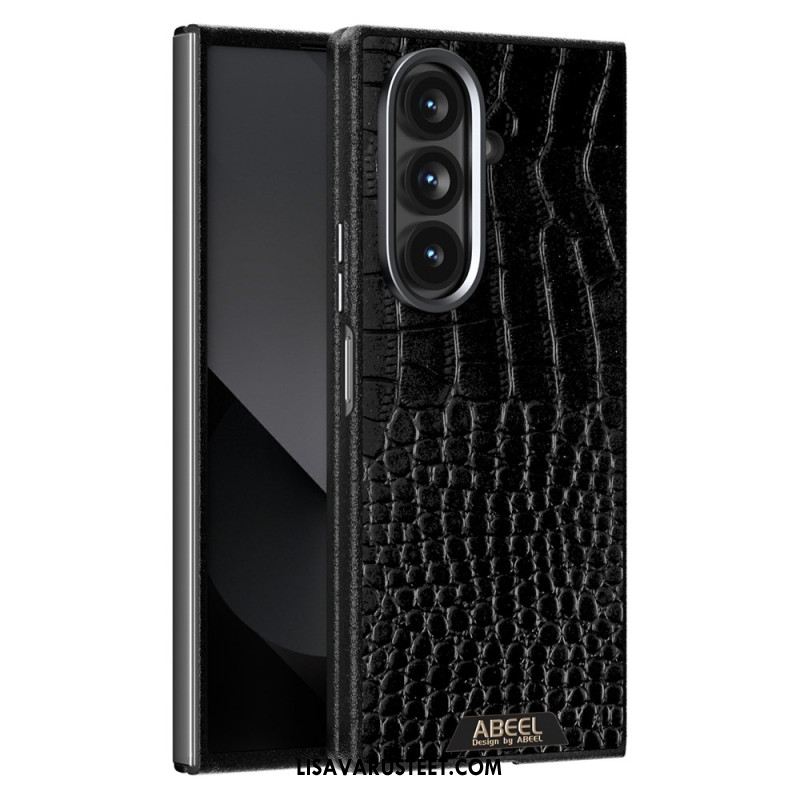 Kuori Samsung Galaxy Z Fold 7 Magsafe-yhteensopiva Krokotiilikuvioinen Abeel