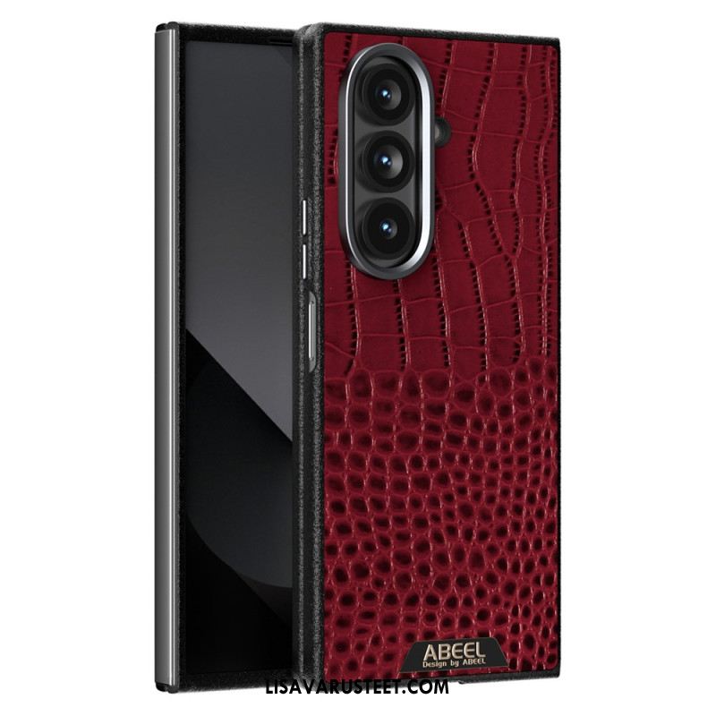 Kuori Samsung Galaxy Z Fold 7 Magsafe-yhteensopiva Krokotiilikuvioinen Abeel