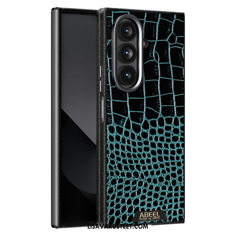 Kuori Samsung Galaxy Z Fold 7 Magsafe-yhteensopiva Krokotiilikuvioinen Abeel