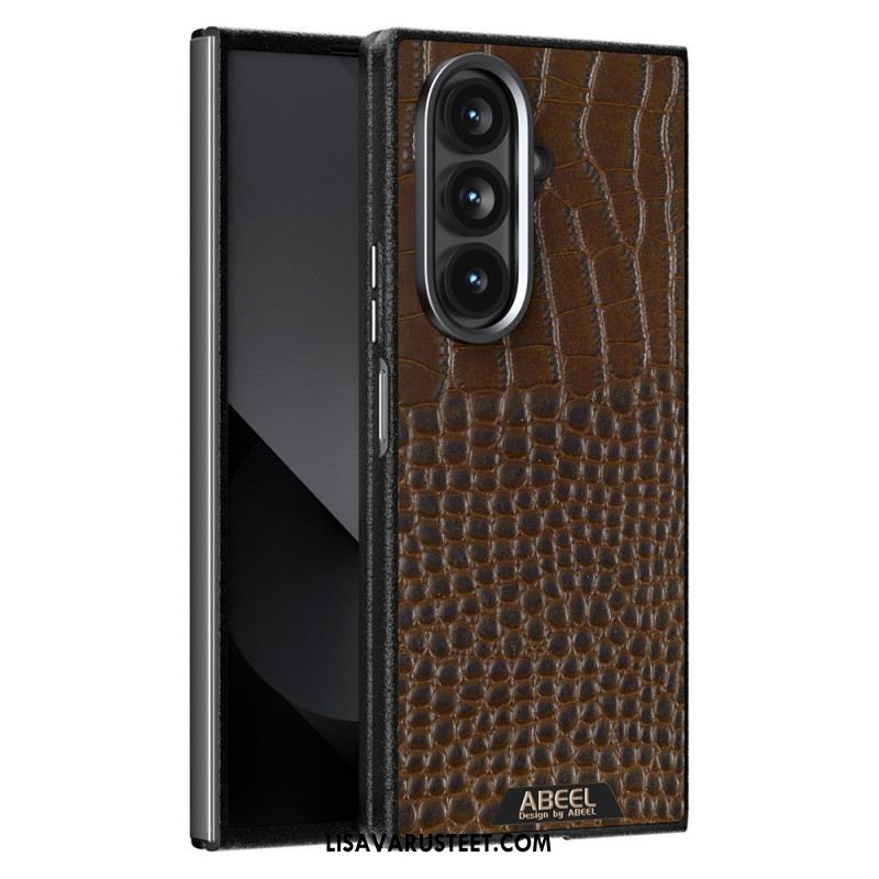 Kuori Samsung Galaxy Z Fold 7 Magsafe-yhteensopiva Krokotiilikuvioinen Abeel