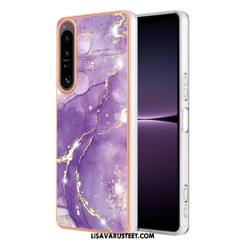 Kuori Sony Xperia 1 IV Värillinen Marmori