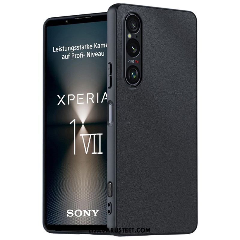 Kuori Sony Xperia 1 Vii Nahkakuvioinen