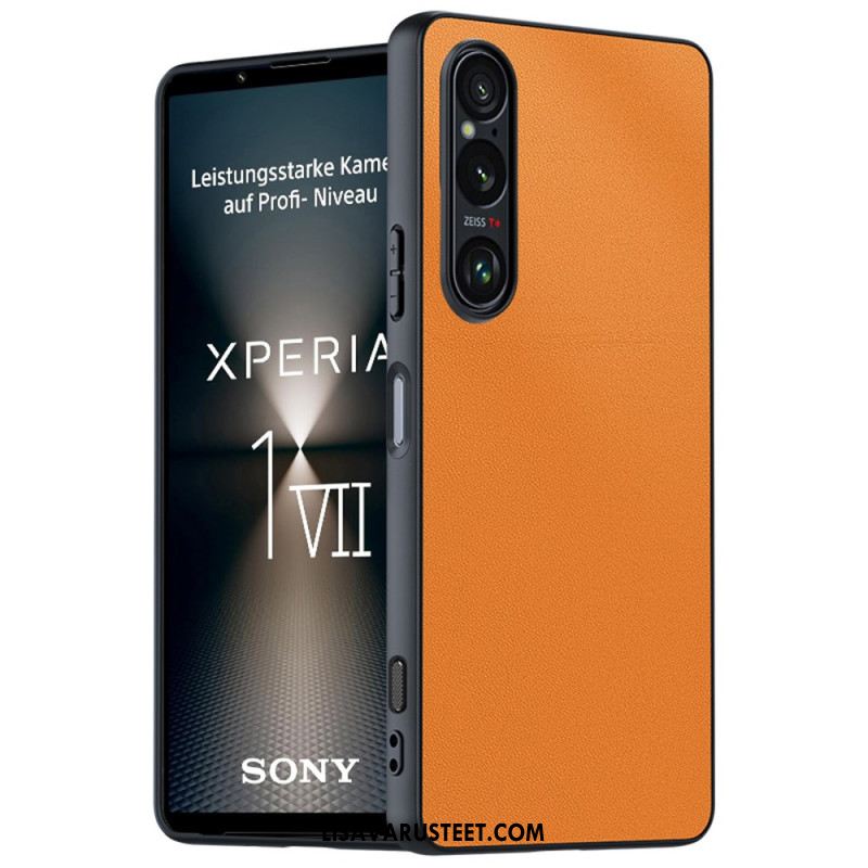 Kuori Sony Xperia 1 Vii Nahkakuvioinen
