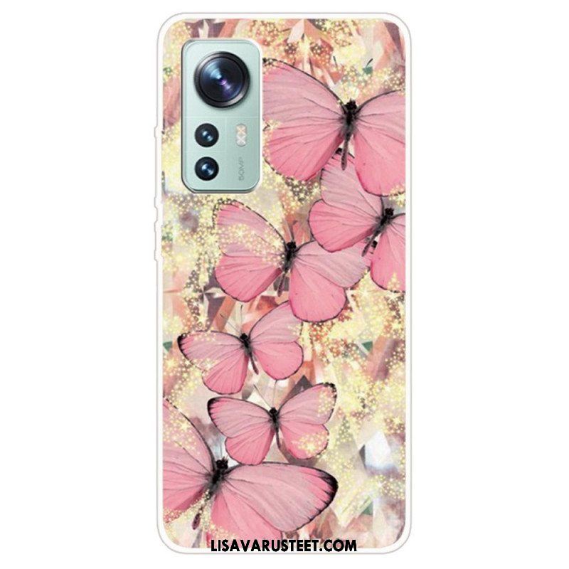 Kuori Xiaomi 12 / 12X Silikoniperhoset