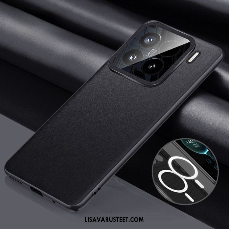 Kuori Xiaomi 15 Magsafe-yhteensopiva Nahkakuvioinen Suojakuori