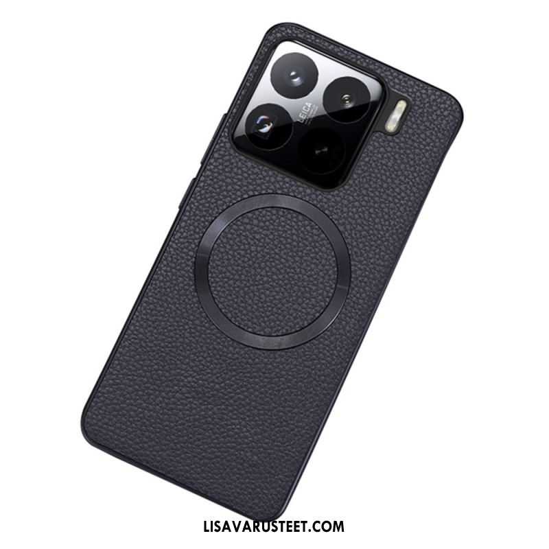 Kuori Xiaomi 15 Magsafe-yhteensopiva Teksturoidtu Tekonahka