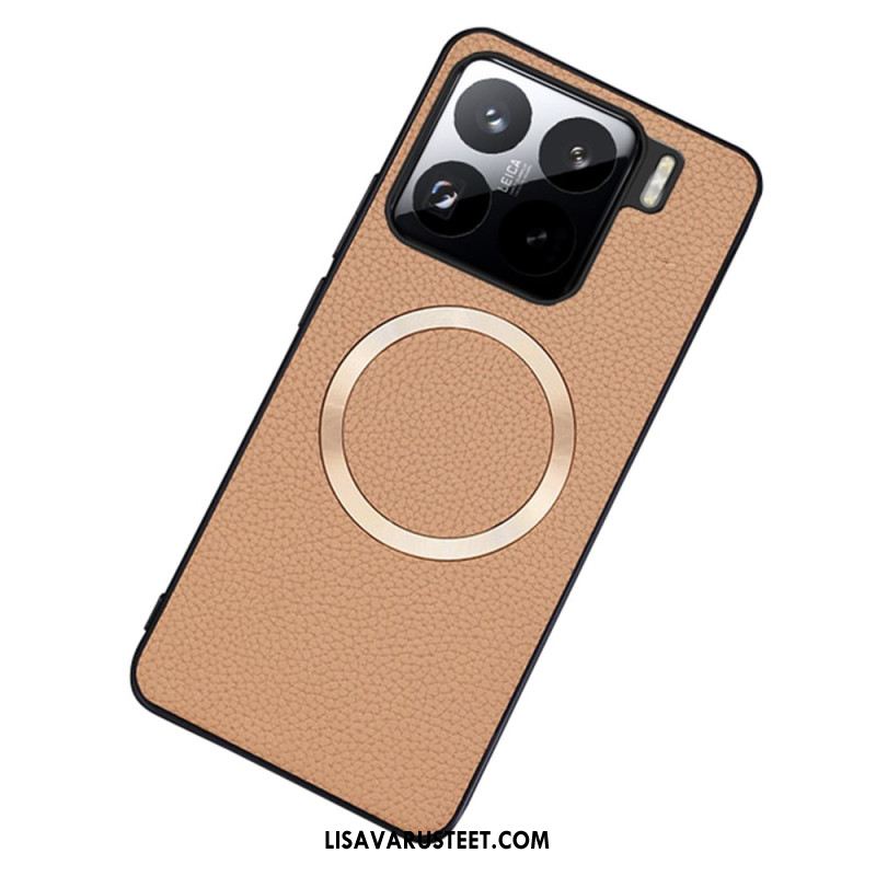 Kuori Xiaomi 15 Magsafe-yhteensopiva Teksturoidtu Tekonahka