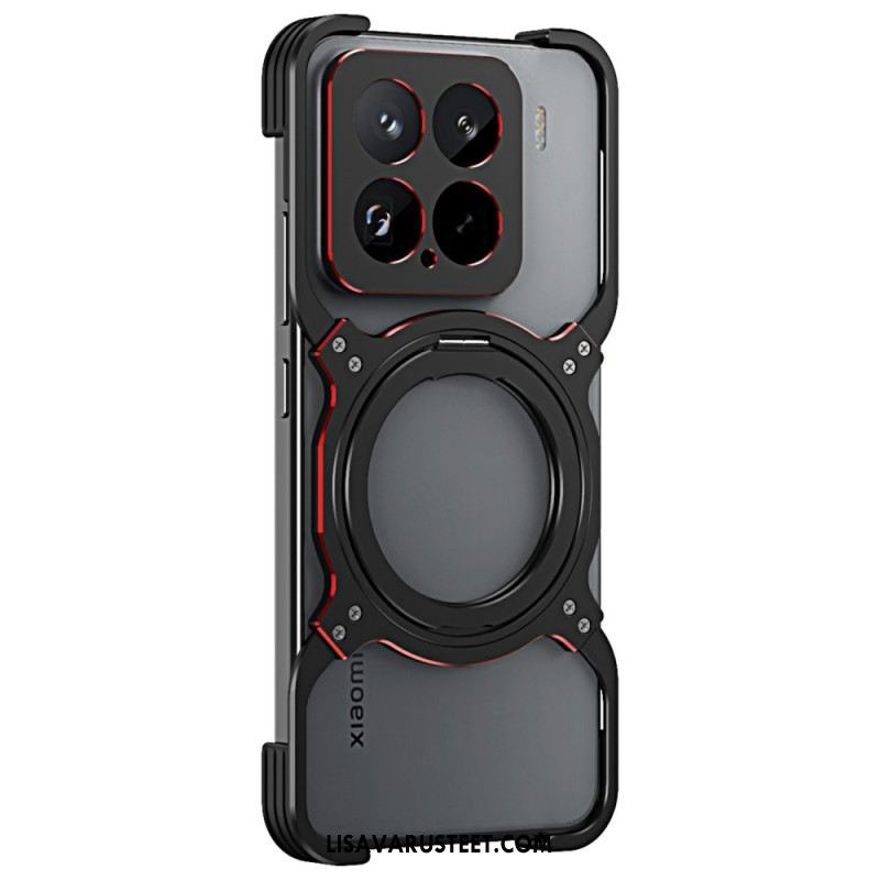 Kuori Xiaomi 15 Metallinen Jalusta Ja Puskuri