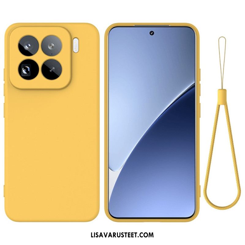 Kuori Xiaomi 15 Pro Nestemäisestä Silikonista Valmistettu Avainnauha