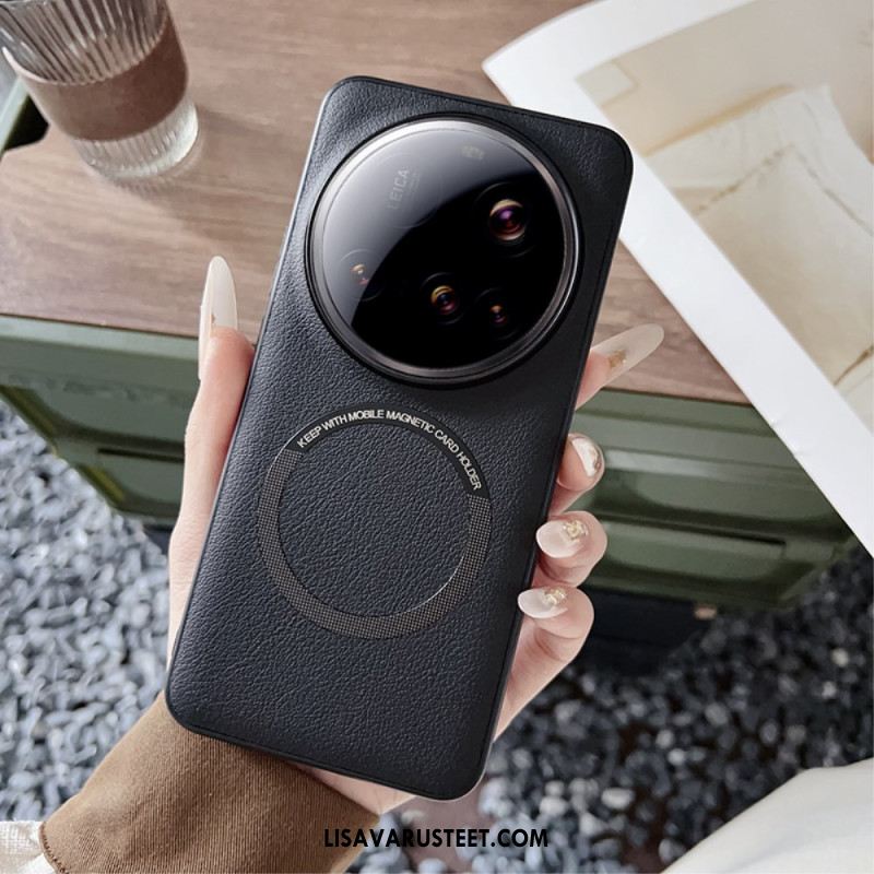 Kuori Xiaomi 15 Ultra Magsafe-nahkakuviointiyhteensopiva