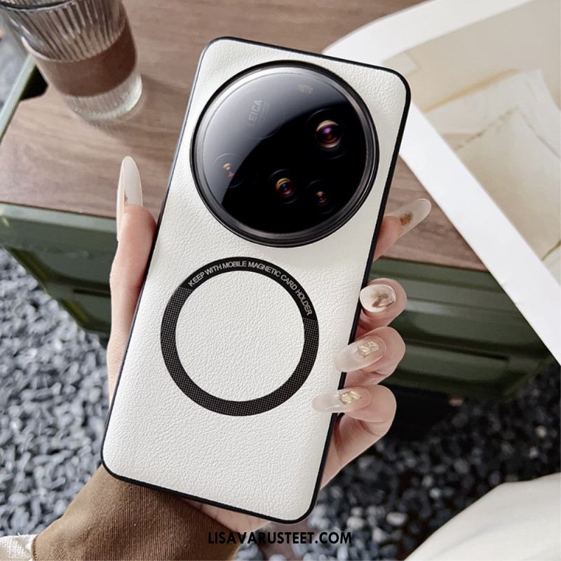 Kuori Xiaomi 15 Ultra Magsafe-nahkakuviointiyhteensopiva