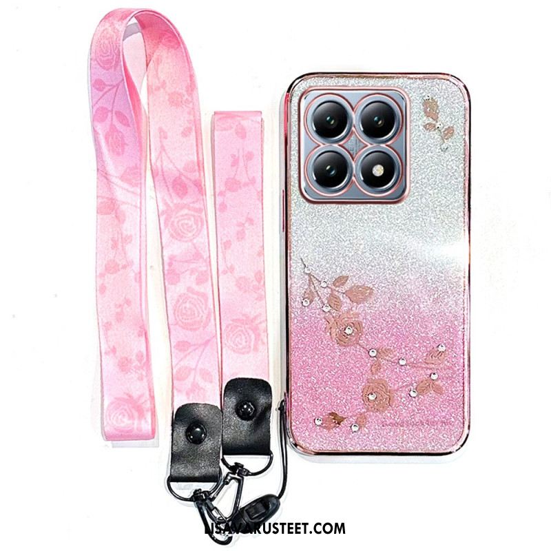 Kuori Xiaomi 15t Strassilla Koristeltu Hihna Kadem Suojakuori