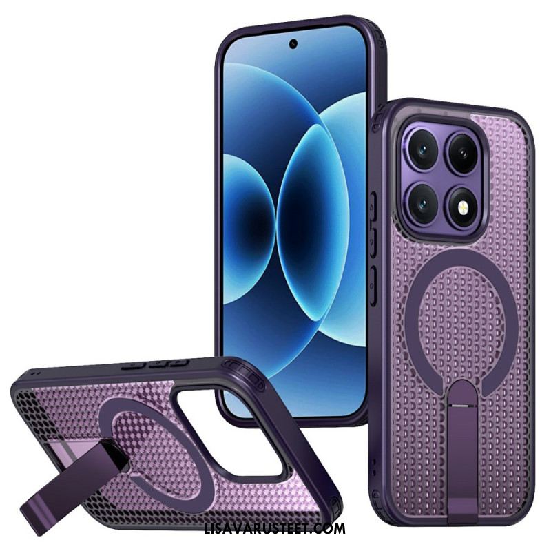 Kuori Xiaomi 17 Magneettinen Ruudukkokuvio Ja Tukijalka