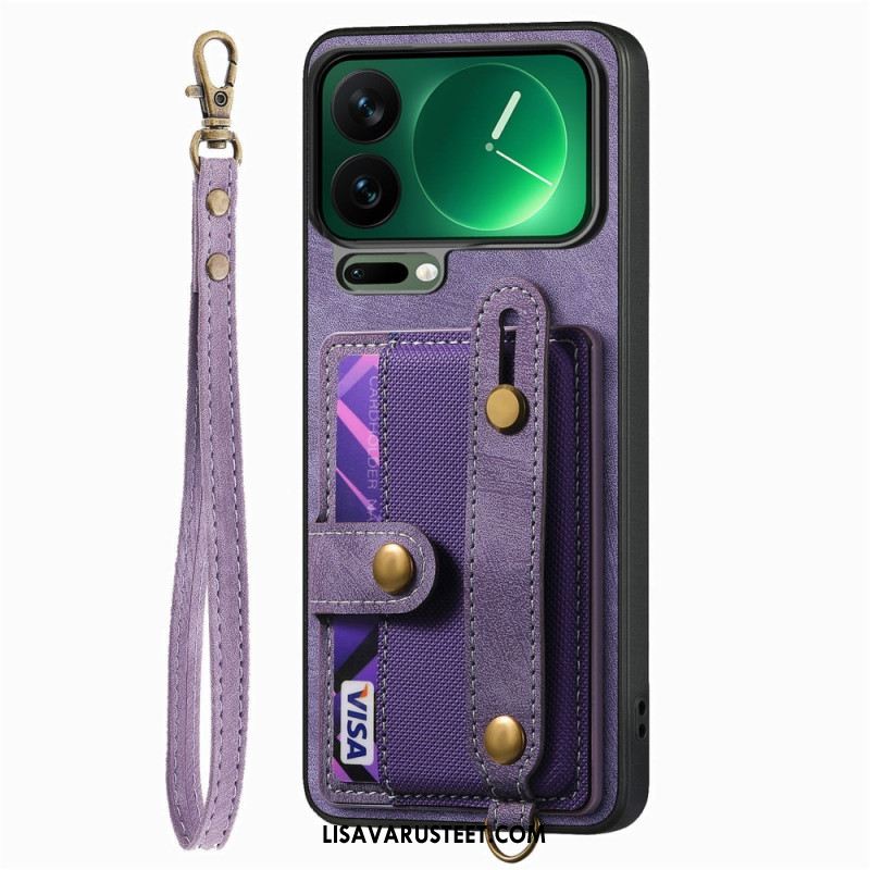 Kuori Xiaomi 17 Pro Korttipidike Ja Jalustan Tukijalka