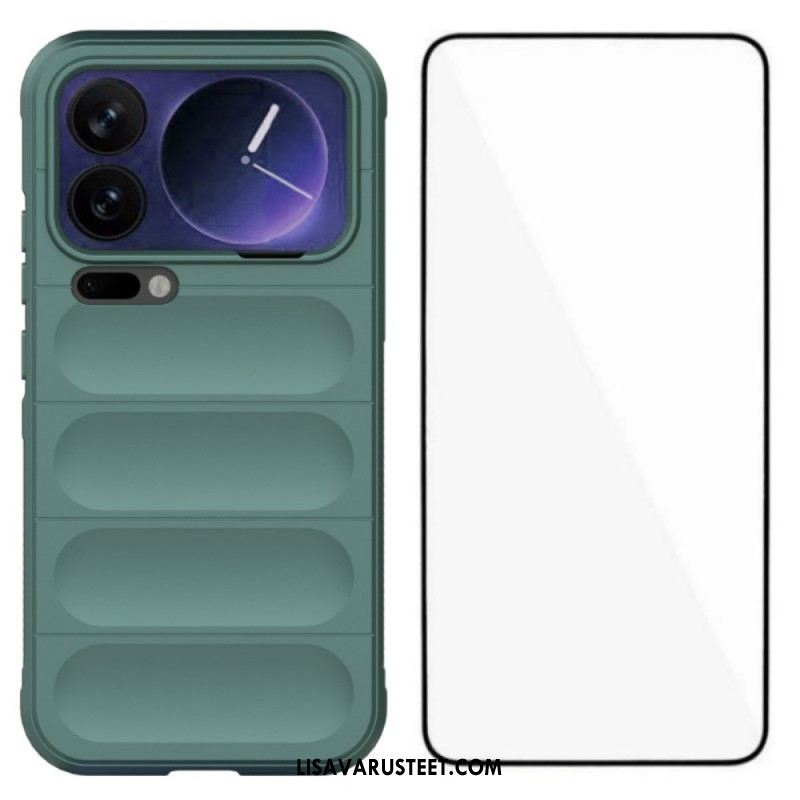 Kuori Xiaomi 17 Pro Max Liukumaton Näytönsuojalla