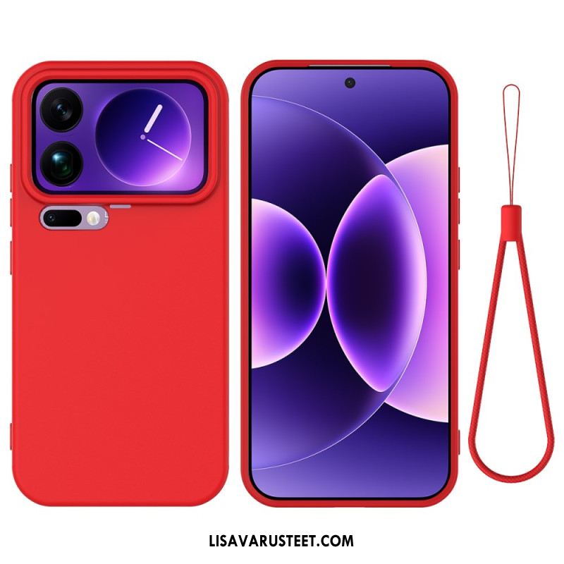 Kuori Xiaomi 17 Pro Max Nestesilikoni Ja Nauha Suojakuori