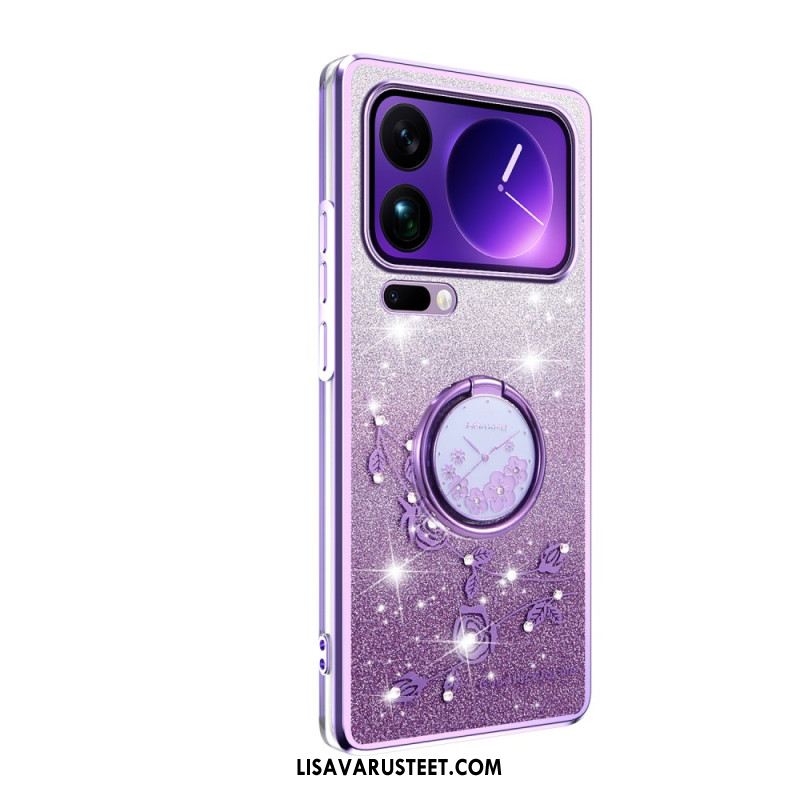 Kuori Xiaomi 17 Pro Sormusteline Strasseilla