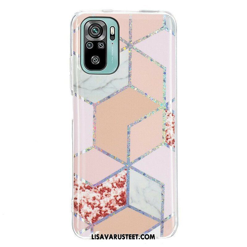 Kuori Xiaomi Redmi Note 10 / 10S Marble Geometry