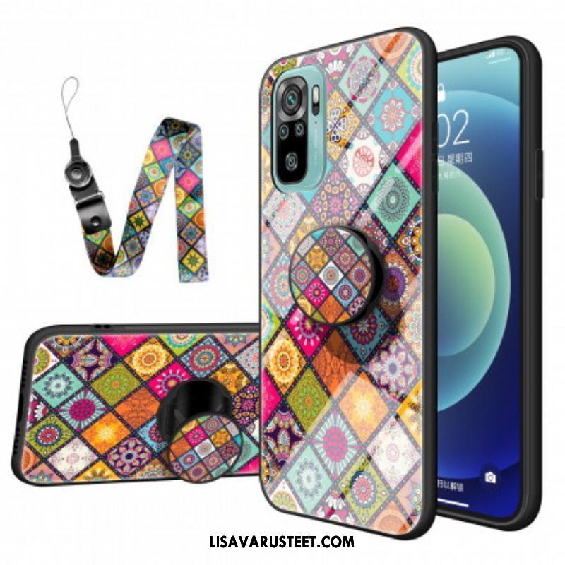 Kuori Xiaomi Redmi Note 10 / 10S Patchwork Magneettipidike