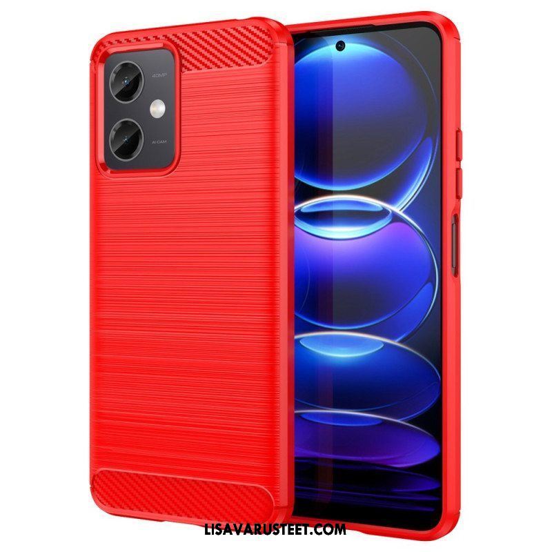 Kuori Xiaomi Redmi Note 12 5G Harjattua Hiilikuitua