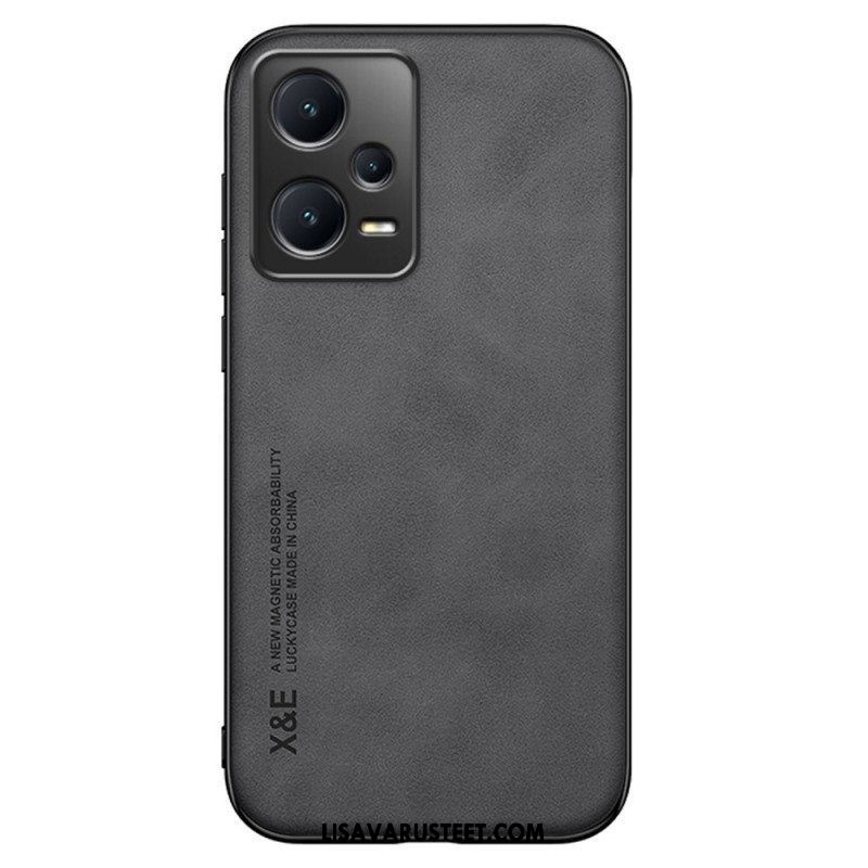 Kuori Xiaomi Redmi Note 12 Pro Plus X&e Leather Effect -nahka