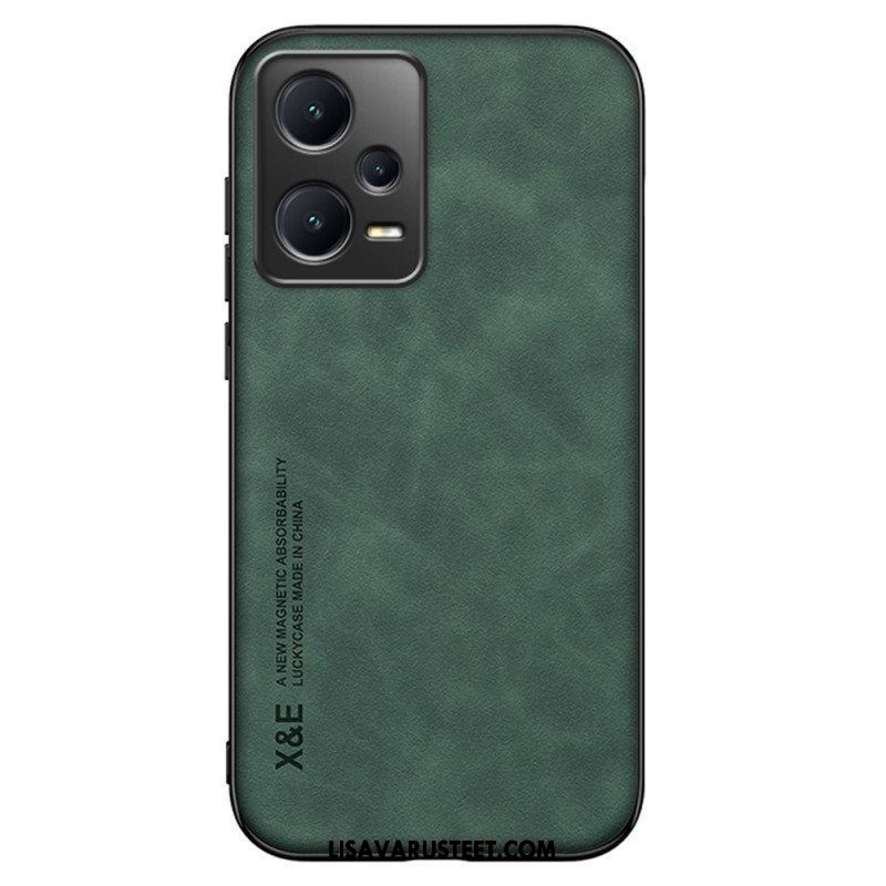 Kuori Xiaomi Redmi Note 12 Pro Plus X&e Leather Effect -nahka