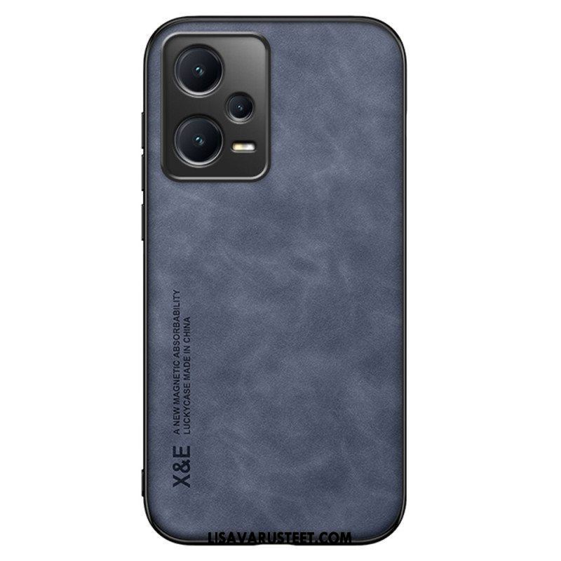 Kuori Xiaomi Redmi Note 12 Pro Plus X&e Leather Effect -nahka