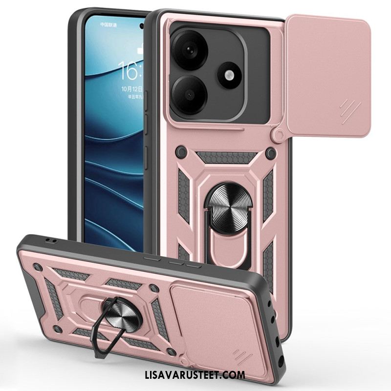 Kuori Xiaomi Redmi Note 14 5g Liukuva Kameran Suojus Ja Jalusta