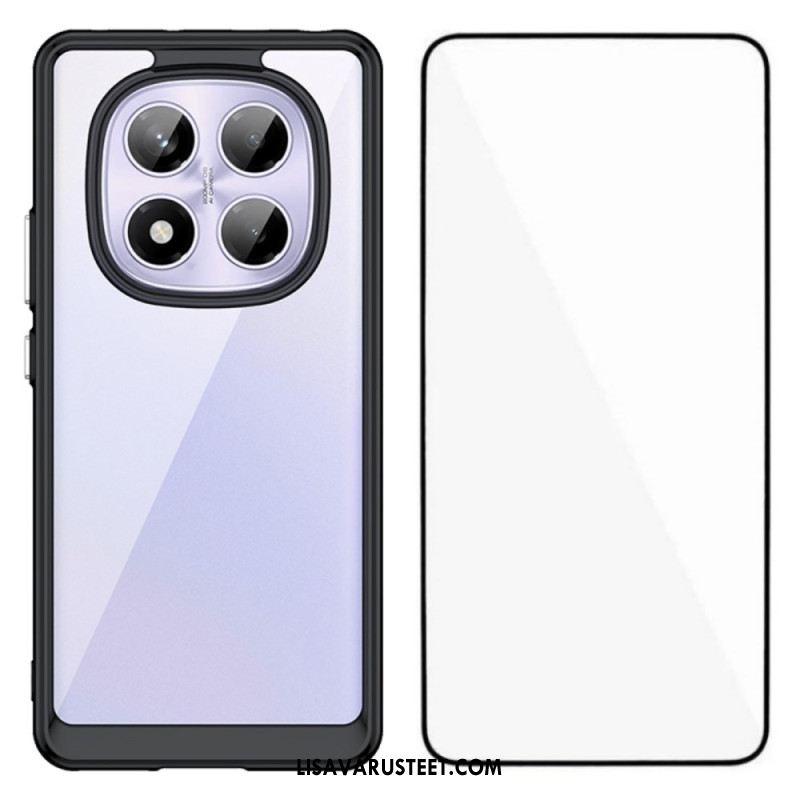 Kuori Xiaomi Redmi Note 14 Pro 4g Hybridi Karkaistulla Lasisella Näytönsuojalla Suojakuori