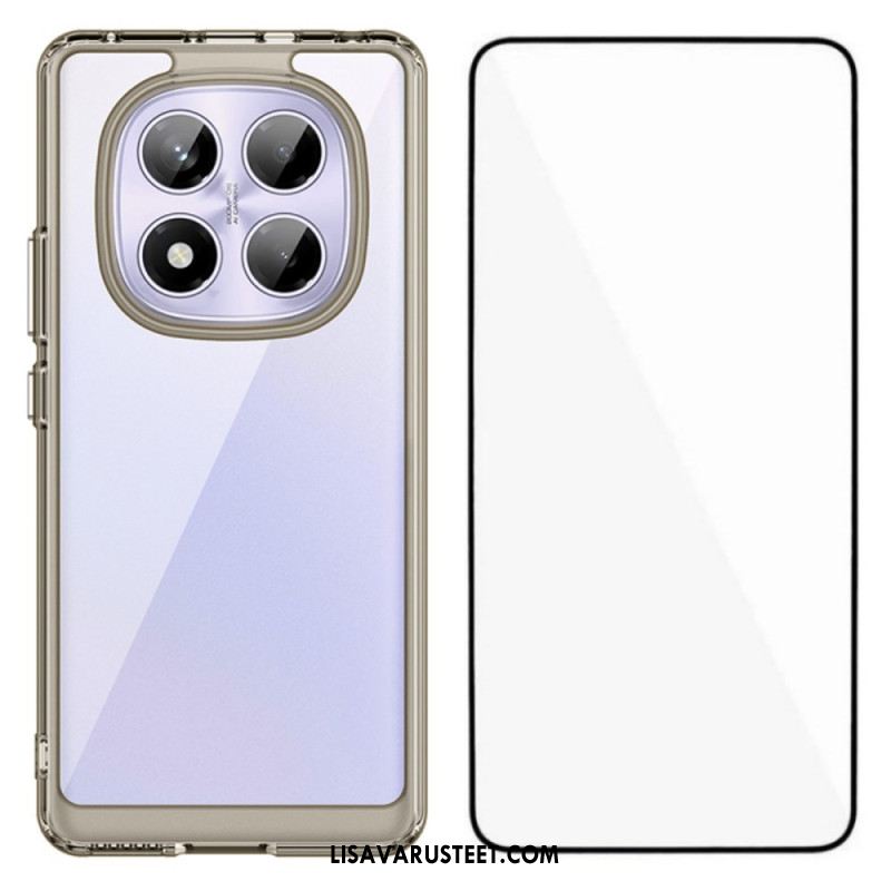 Kuori Xiaomi Redmi Note 14 Pro 4g Hybridi Karkaistulla Lasisella Näytönsuojalla Suojakuori