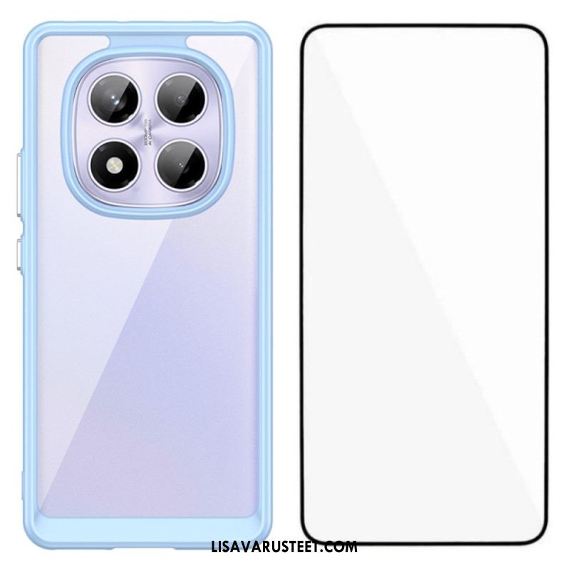 Kuori Xiaomi Redmi Note 14 Pro 4g Hybridi Karkaistulla Lasisella Näytönsuojalla Suojakuori