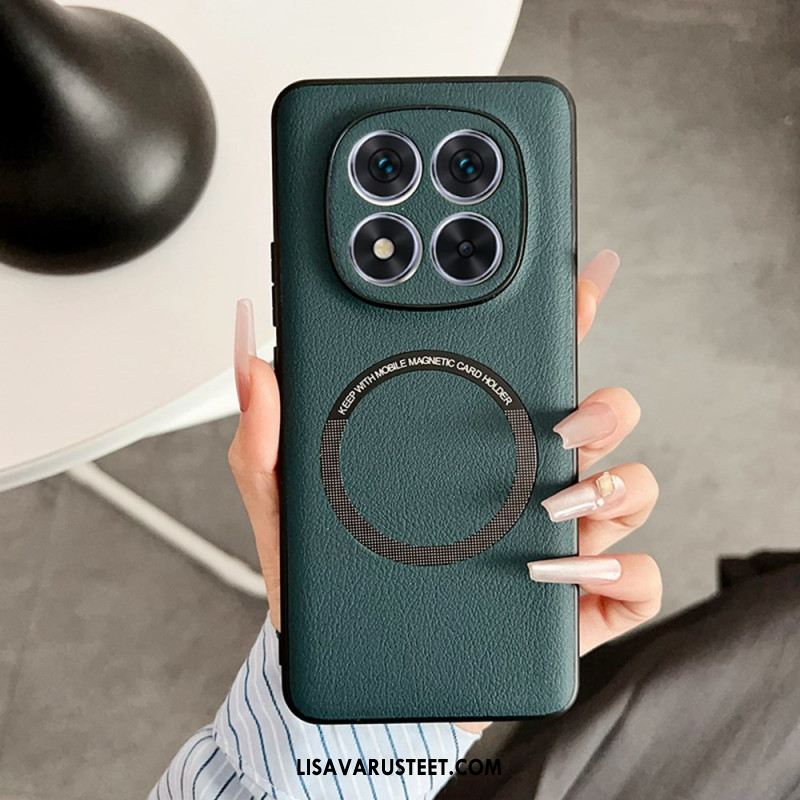 Kuori Xiaomi Redmi Note 14 Pro 5g Magsafe-yhteensopiva Nahkaefekti