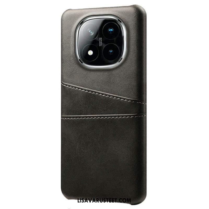 Kuori Xiaomi Redmi Note 14 Pro Plus 5g Nahkaefektikorttikotelo