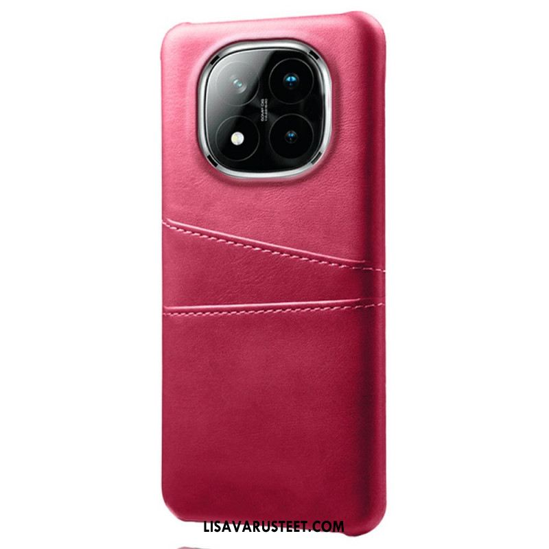 Kuori Xiaomi Redmi Note 14 Pro Plus 5g Nahkaefektikorttikotelo