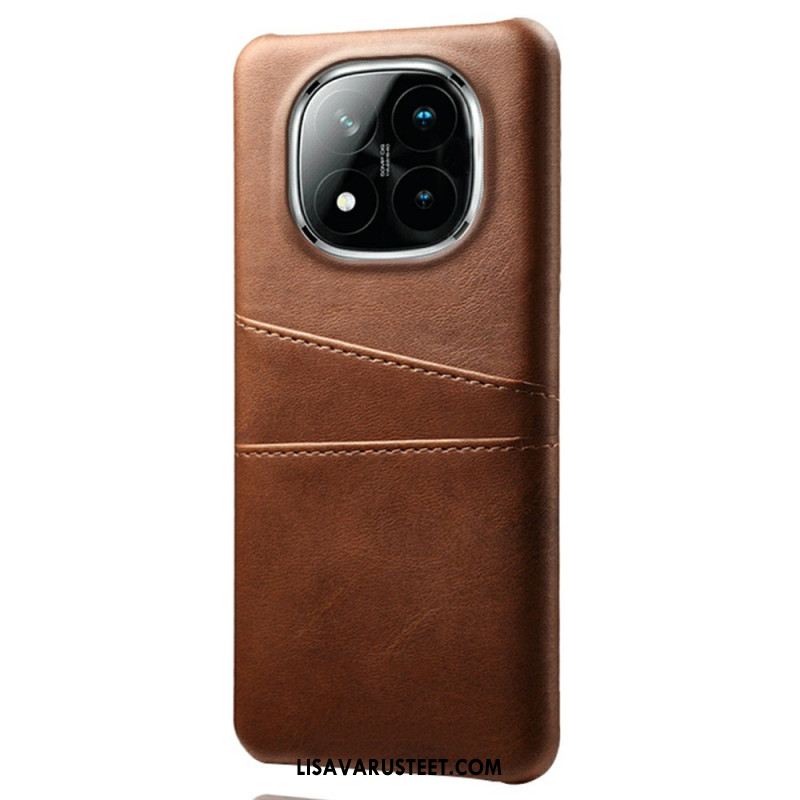 Kuori Xiaomi Redmi Note 14 Pro Plus 5g Nahkaefektikorttikotelo