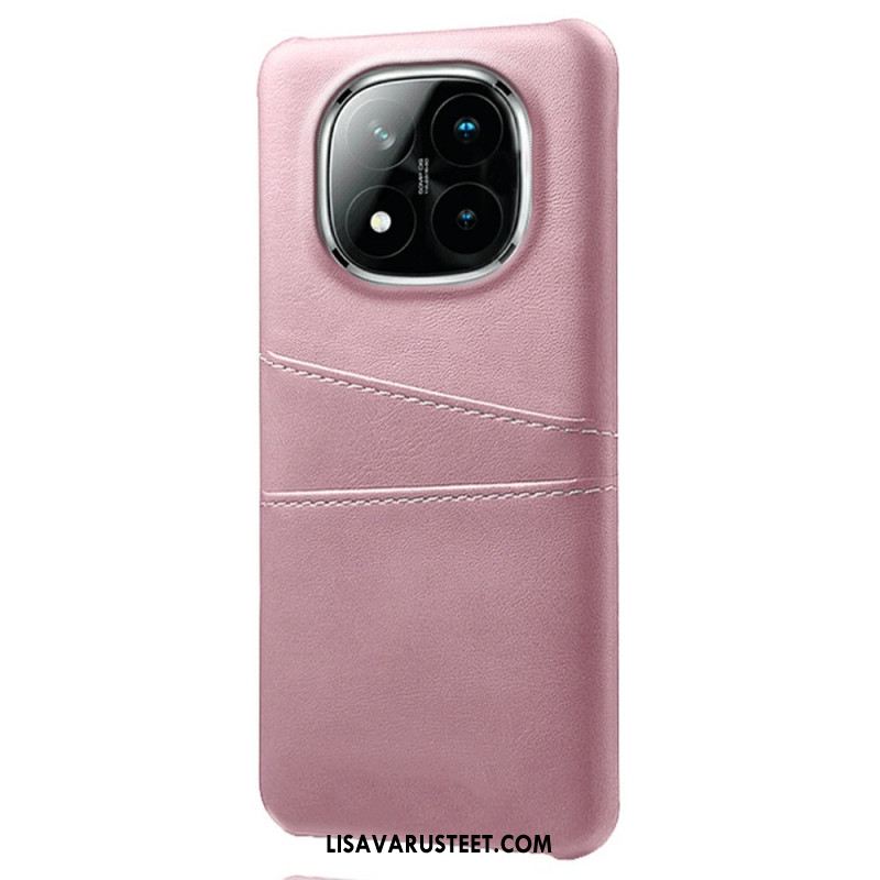 Kuori Xiaomi Redmi Note 14 Pro Plus 5g Nahkaefektikorttikotelo