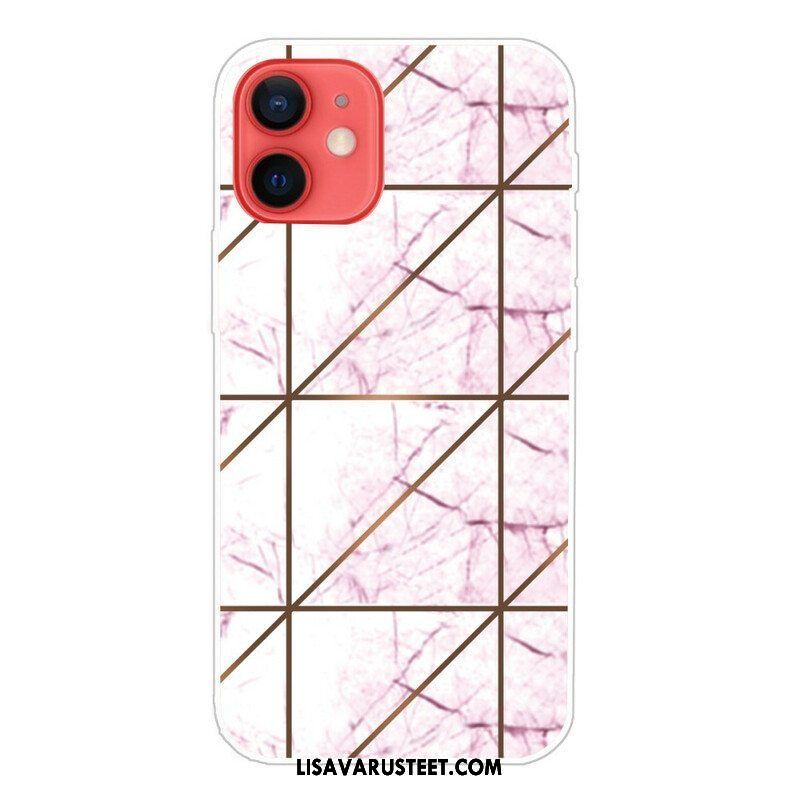 Kuori iPhone 13 Mini Decline Geometric Marble