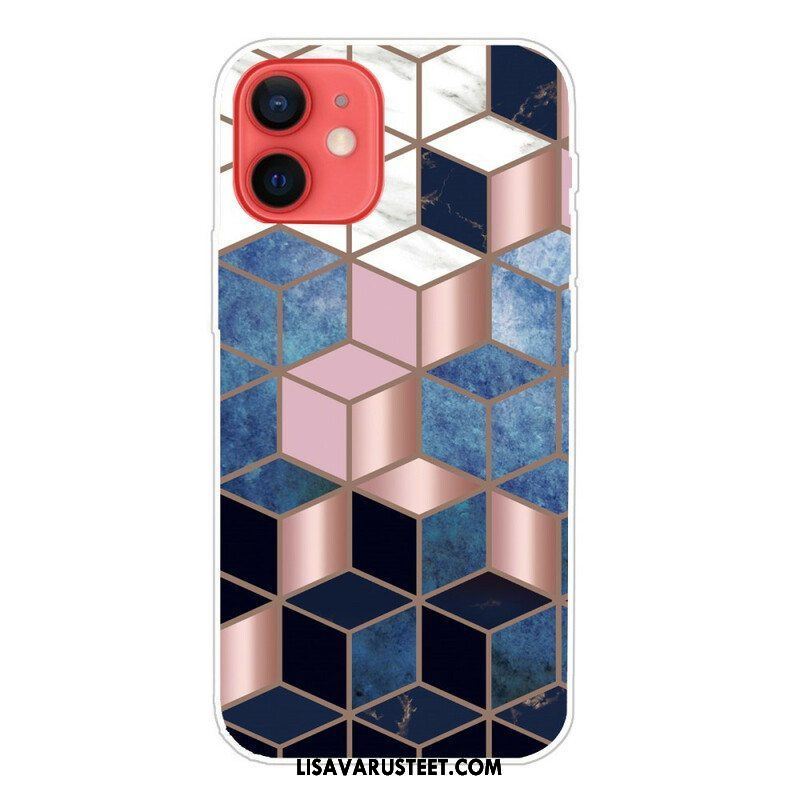 Kuori iPhone 13 Mini Decline Geometric Marble