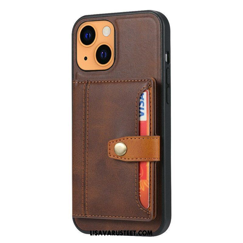 Kuori iPhone 13 Mini Korttipidikkeen Tukihihna