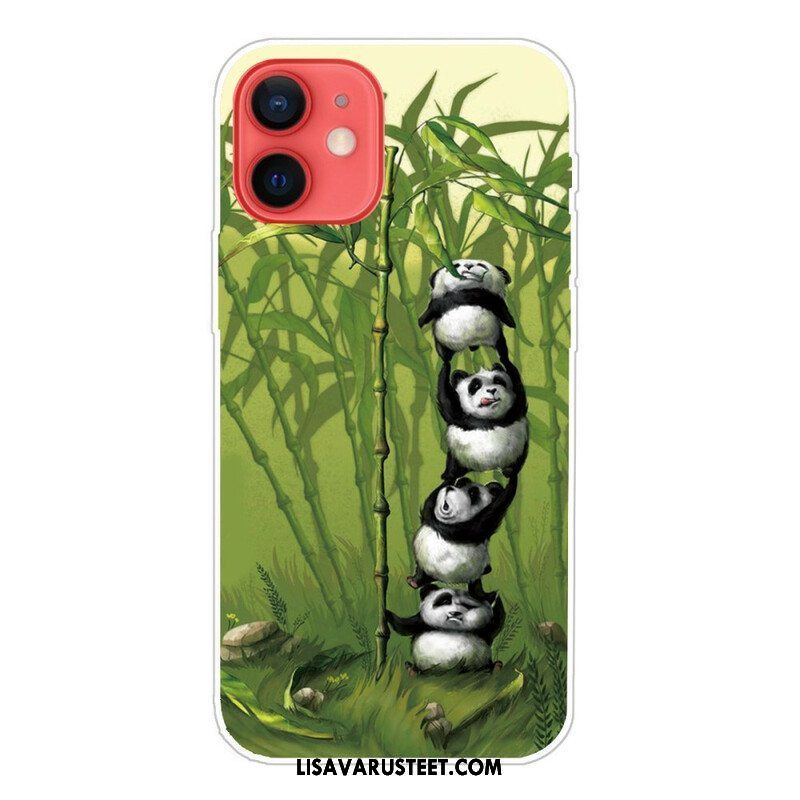 Kuori iPhone 13 Mini Pandajoukko