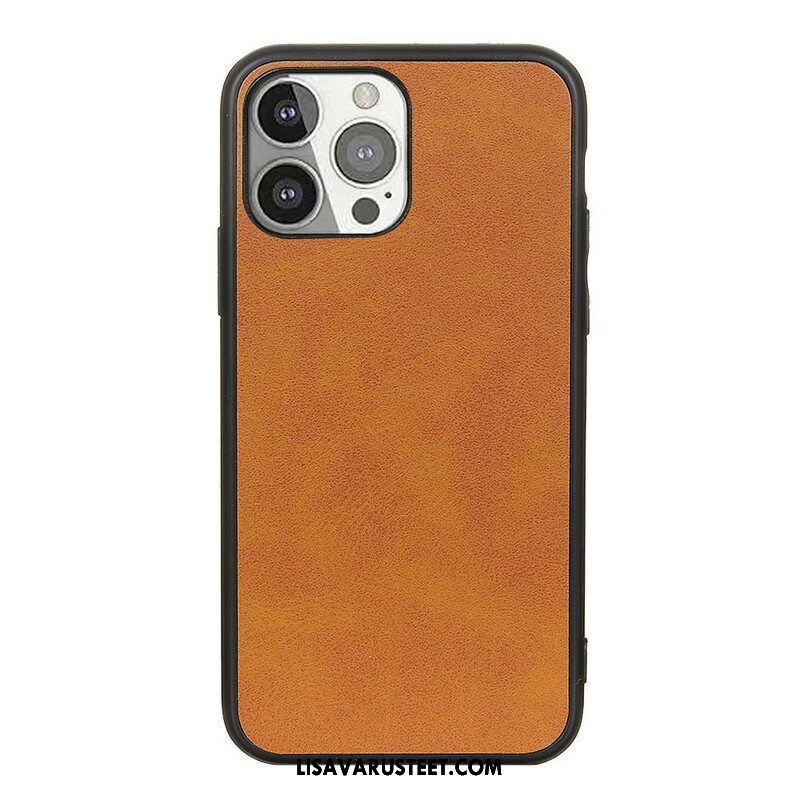 Kuori iPhone 13 Pro Hienostunut Ilme Nahkaefekti