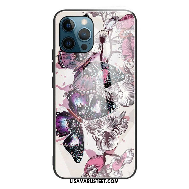 Kuori iPhone 13 Pro Max Butterflies Variation Karkaistu Lasi