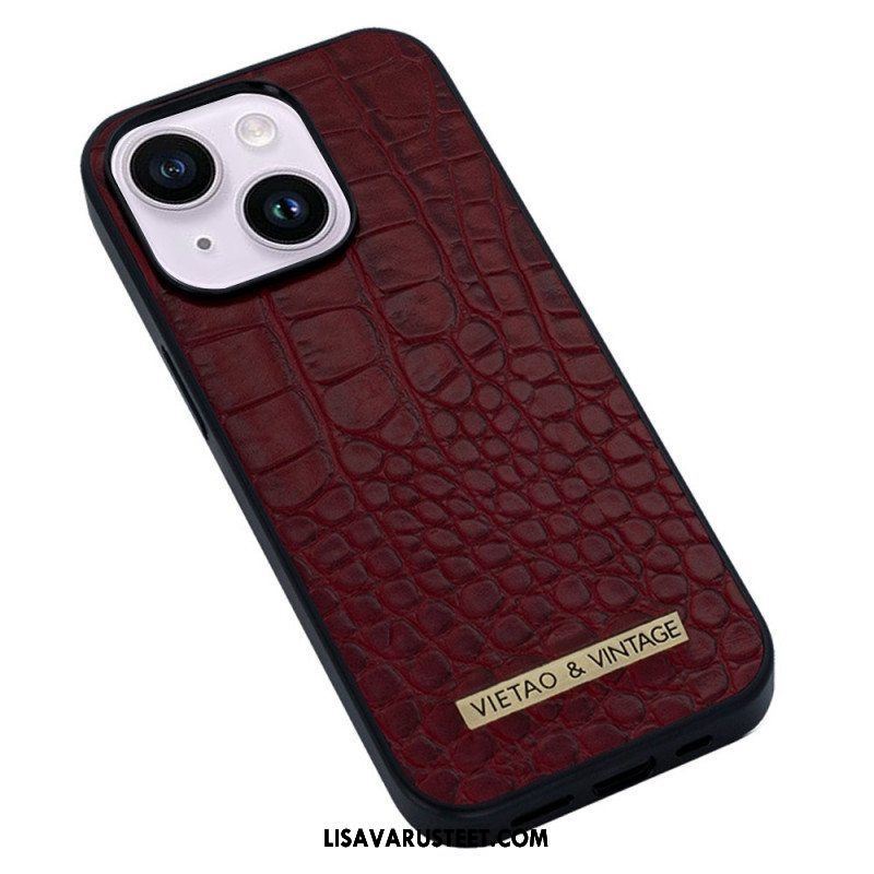 Kuori iPhone 14 Plus Vietao Crocodile Skin Effect