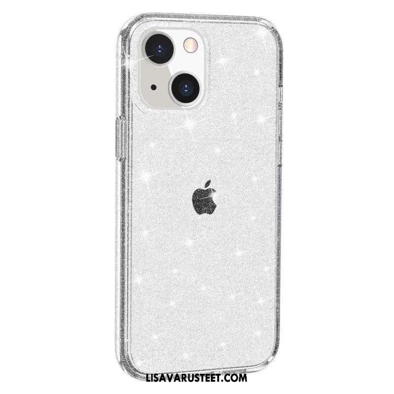 Kuori iPhone 15 Plus Läpinäkyvä Glitter