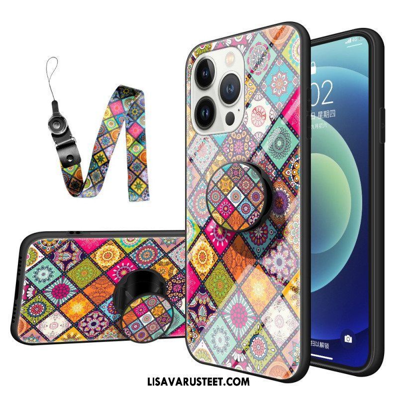 Kuori iPhone 15 Pro Patchwork