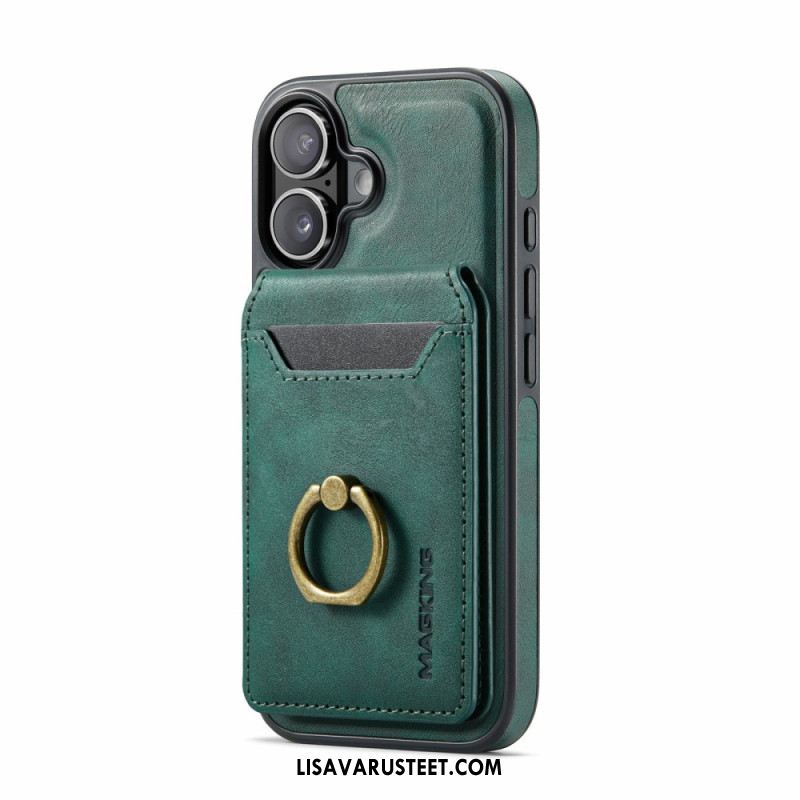 Kuori iPhone 17 Magsafe Rfid-korttipidikkeellä Ja Integroidulla Jalustalla