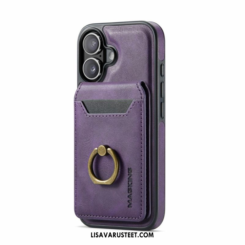 Kuori iPhone 17 Magsafe Rfid-korttipidikkeellä Ja Integroidulla Jalustalla