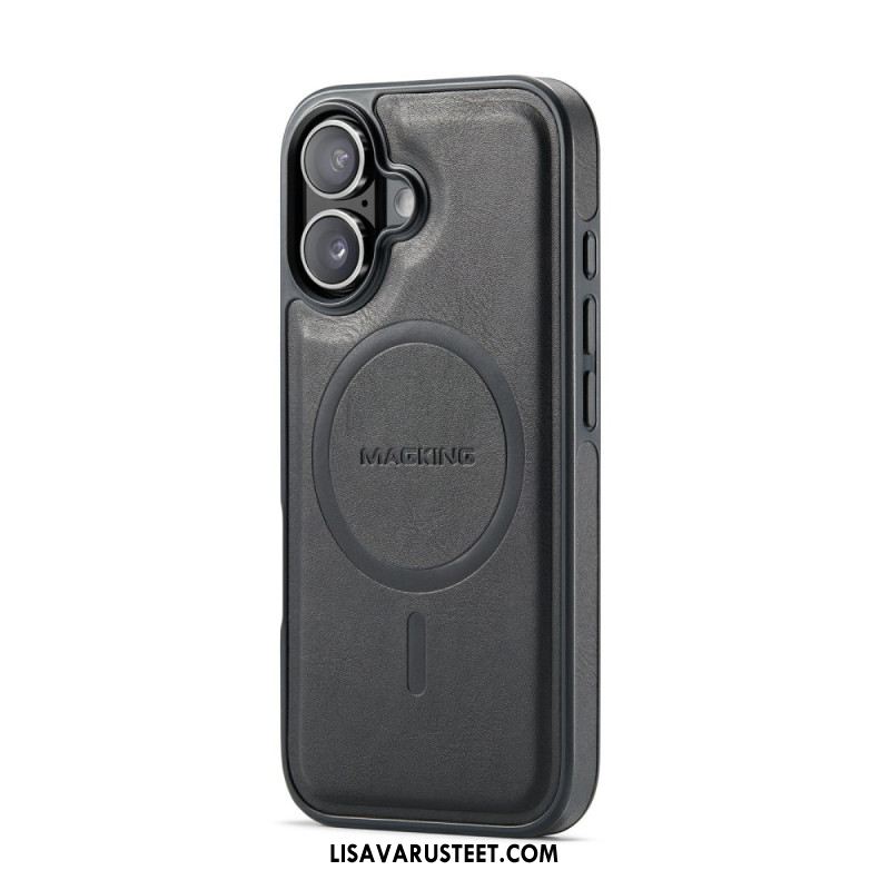 Kuori iPhone 17 Magsafe-yhteensopiva Premium Leather Effectin Kanssa