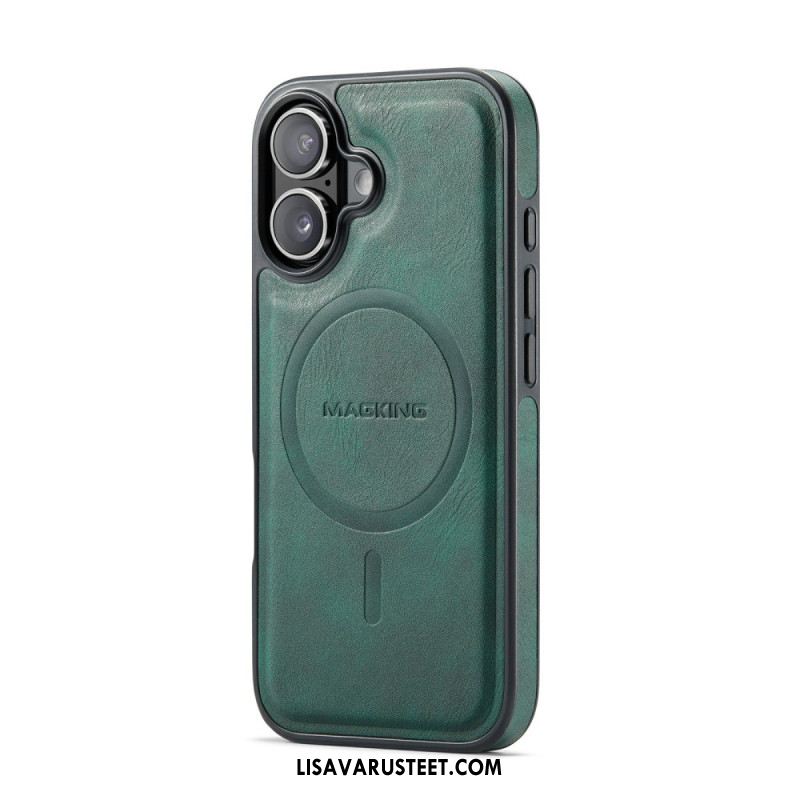 Kuori iPhone 17 Magsafe-yhteensopiva Premium Leather Effectin Kanssa